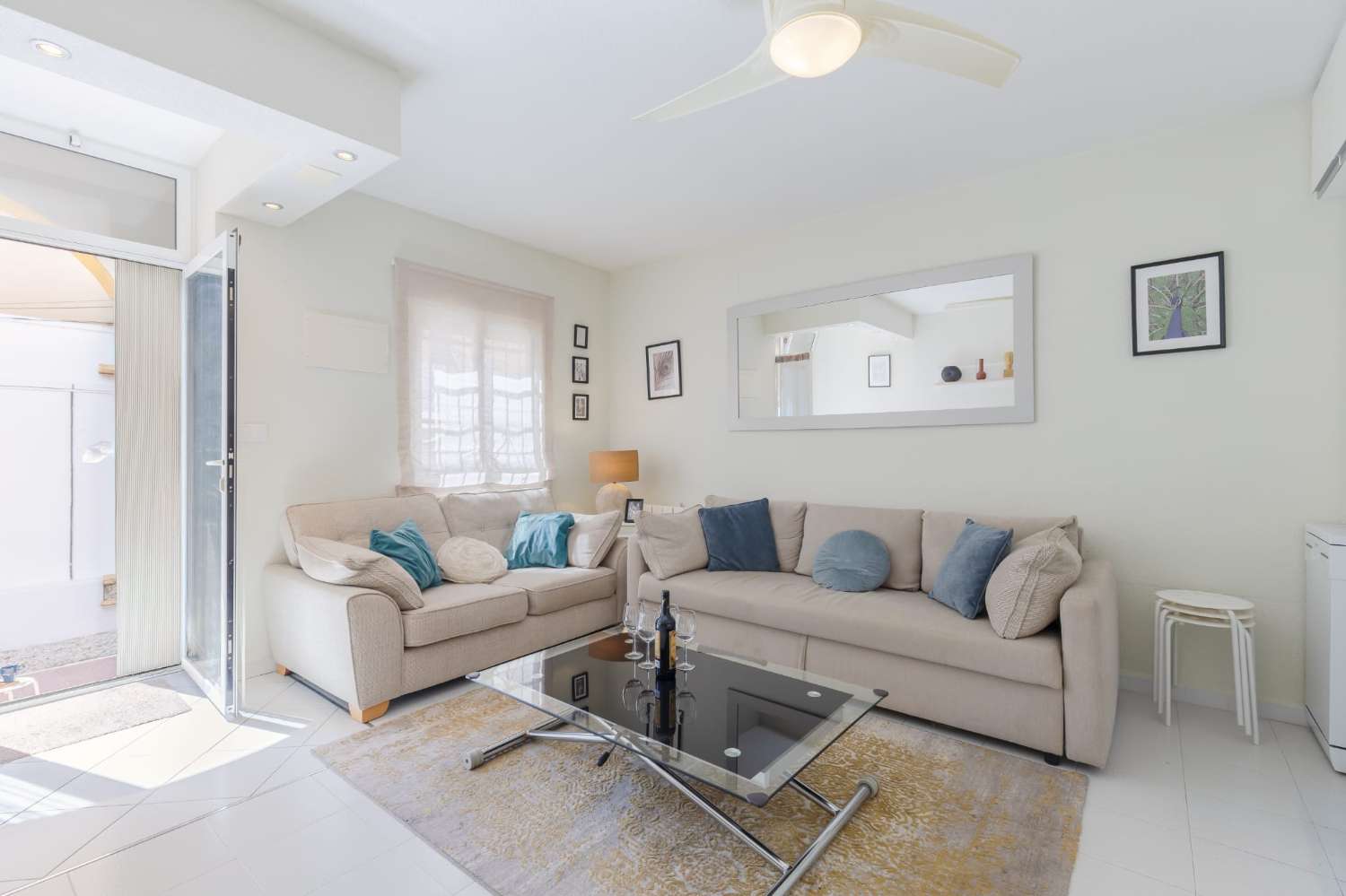 Ground floor bungalow with communal pool